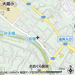 東京都町田市大蔵町226周辺の地図