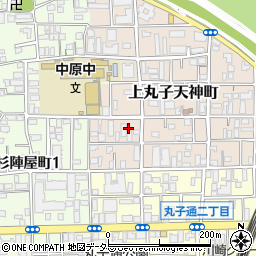 神奈川県川崎市中原区上丸子天神町334周辺の地図