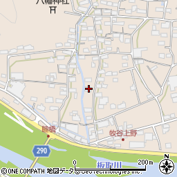 岐阜県美濃市上野185周辺の地図