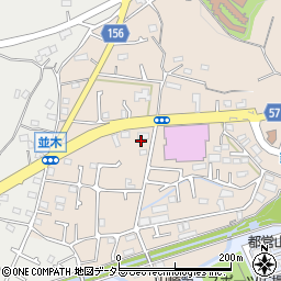 東京都町田市野津田町37周辺の地図