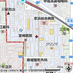 木月園茶舗新城店周辺の地図
