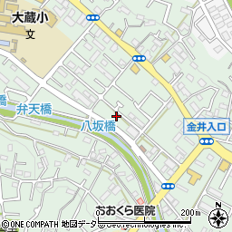 東京都町田市大蔵町247周辺の地図
