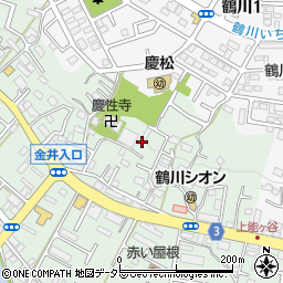 東京都町田市大蔵町2181周辺の地図