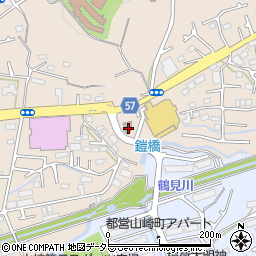 東京都町田市野津田町168周辺の地図