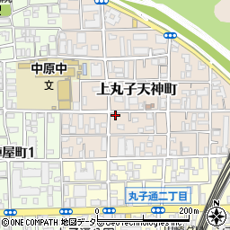 神奈川県川崎市中原区上丸子天神町341周辺の地図