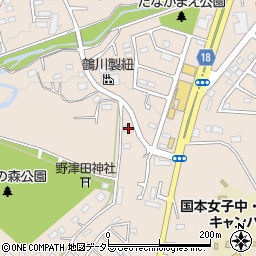 東京都町田市野津田町2453周辺の地図