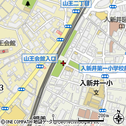 入新井西公園トイレ周辺の地図
