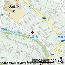 東京都町田市大蔵町249周辺の地図