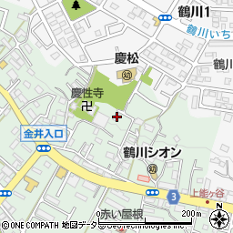 東京都町田市大蔵町2181-3周辺の地図