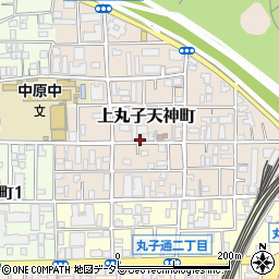 神奈川県川崎市中原区上丸子天神町305周辺の地図