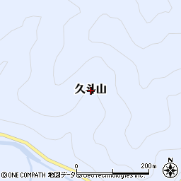 兵庫県美方郡新温泉町久斗山周辺の地図