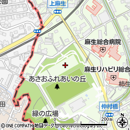 神奈川県川崎市麻生区上麻生6丁目周辺の地図
