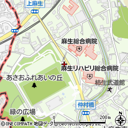 神奈川県川崎市麻生区上麻生6丁目26周辺の地図