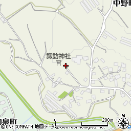 鎌田自治会館周辺の地図