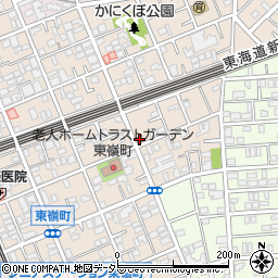大田東嶺町郵便局周辺の地図