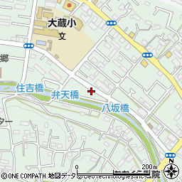 東京都町田市大蔵町256周辺の地図