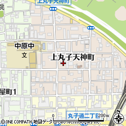 神奈川県川崎市中原区上丸子天神町309周辺の地図