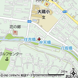 東京都町田市大蔵町285周辺の地図