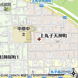 神奈川県川崎市中原区上丸子天神町316周辺の地図