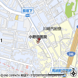 Ｂｏｎｏｓ宮崎台周辺の地図