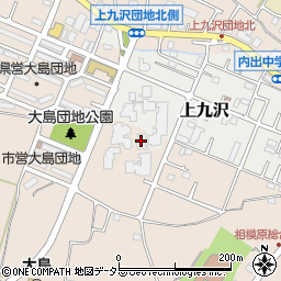 市営上九沢団地周辺の地図
