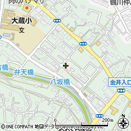 東京都町田市大蔵町246周辺の地図