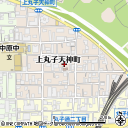 神奈川県川崎市中原区上丸子天神町302-6周辺の地図