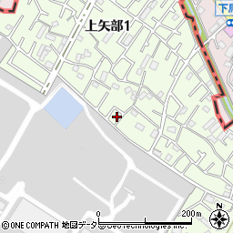 神奈川県相模原市中央区上矢部1丁目5-32周辺の地図