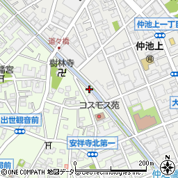 東京都大田区久が原2丁目2周辺の地図