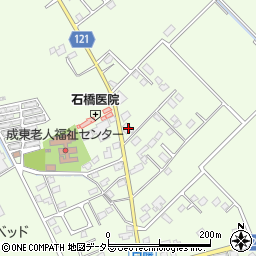 千葉県山武市白幡1867周辺の地図