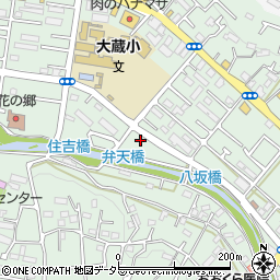 東京都町田市大蔵町274周辺の地図