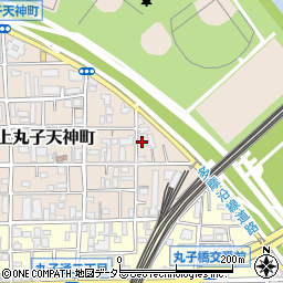 神奈川県川崎市中原区上丸子天神町372-5周辺の地図