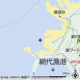 浦富海岸周辺の地図