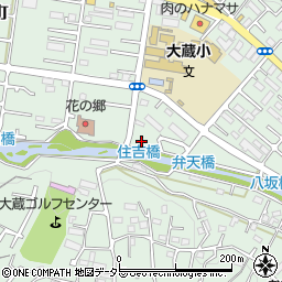 東京都町田市大蔵町309周辺の地図