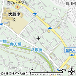 東京都町田市大蔵町259周辺の地図
