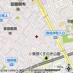 東京都大田区田園調布本町3周辺の地図