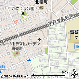 東京都大田区東嶺町1-13周辺の地図