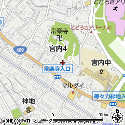 宮内春日公園周辺の地図