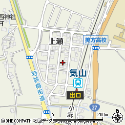 福井県三方上中郡若狭町上瀬1周辺の地図