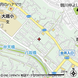 東京都町田市大蔵町239周辺の地図