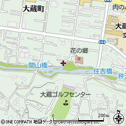 東京都町田市大蔵町394周辺の地図