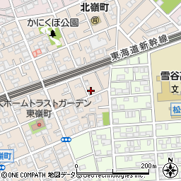 東京都大田区東嶺町1-14周辺の地図