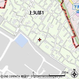 神奈川県相模原市中央区上矢部1丁目5-27周辺の地図