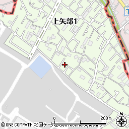 神奈川県相模原市中央区上矢部1丁目5-40周辺の地図