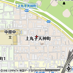 神奈川県川崎市中原区上丸子天神町305-7周辺の地図