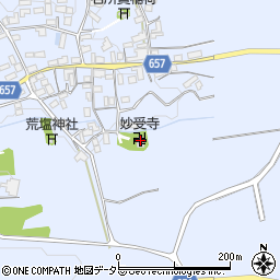妙受寺周辺の地図
