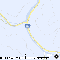 兵庫県美方郡新温泉町久斗山596-1周辺の地図