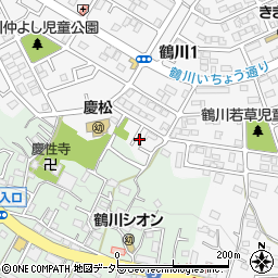 東京都町田市鶴川1丁目4周辺の地図
