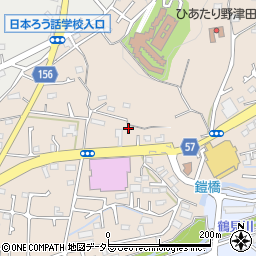 東京都町田市野津田町1851周辺の地図