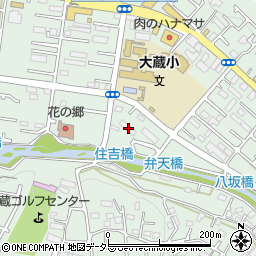 東京都町田市大蔵町307-1周辺の地図
